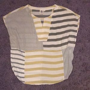 Anthropologie One September Multi-Striped Top - XS